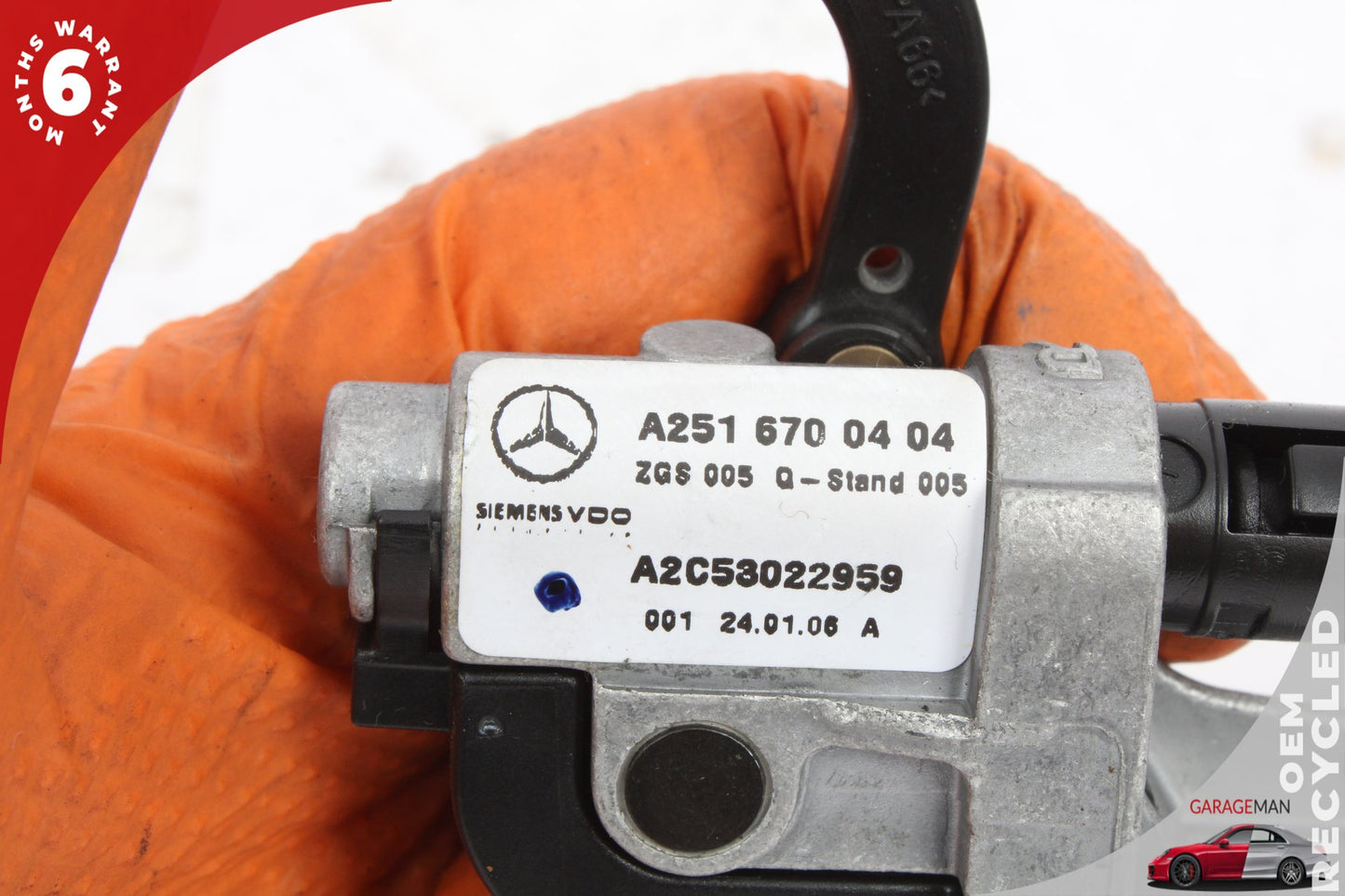 2006-2012 Mercedes X164 GL450 Rear Right Side Quarter Window Regulator Motor OEM