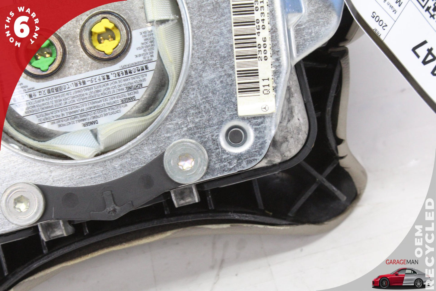 2003-2012 Mercedes R230 SL500 CLK350 E550 Steering Wheel Airbag 2308600102 OEM