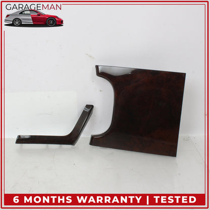 2011-2018 Audi A8 Front Rear Interior Trim Cover Panel Wood Set OEM