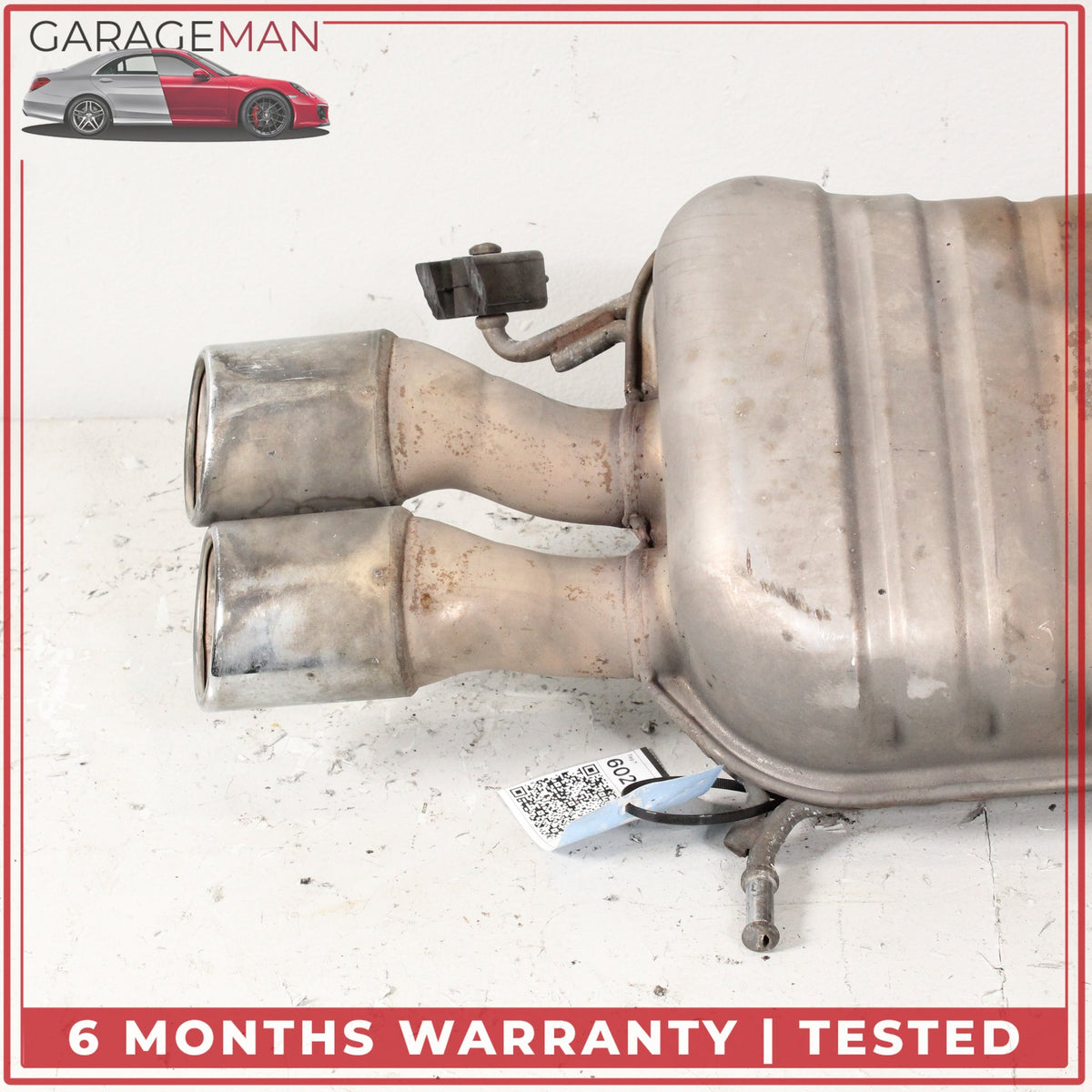 2002-2009 Mercedes W203 C230 CLK350 AMG Rear Exhaust Pipe Muffler Assembly OEM