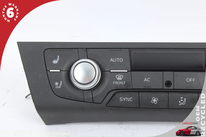 2012-2018 Audi A7 S7 Front AC Temperature Climate Control Panel 4G0820043AF OEM