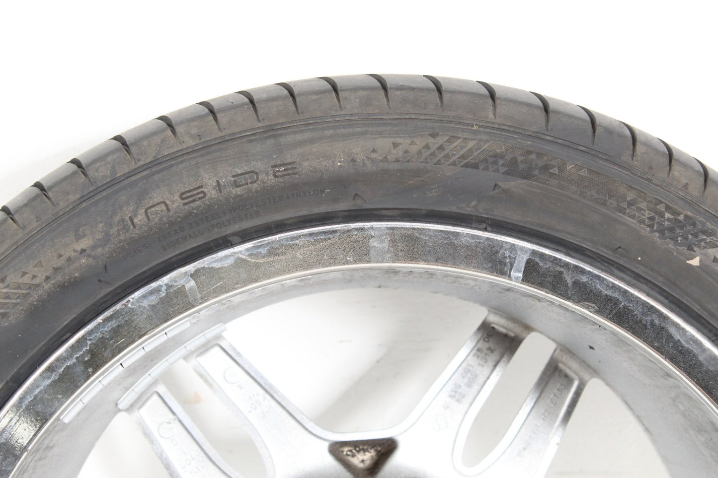 03-12 Mercedes R230 SL550 SL65 AMG Rear Wheel Tire Rim 9.5Jx18H2 ET33 OEM