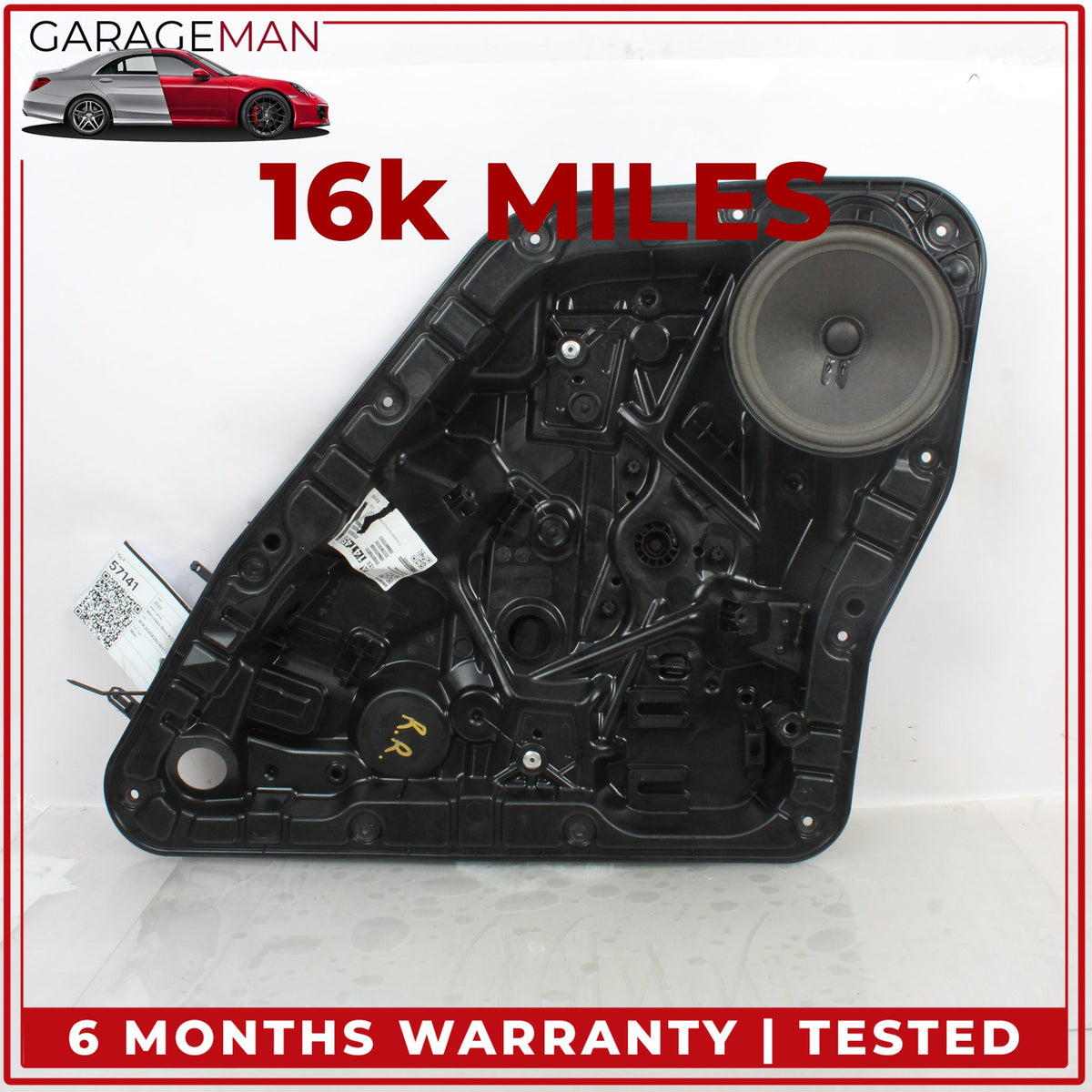2019-2022 Mercedes W177 A220 Rear Right Window Regulator w/ Carrier Assy OEM