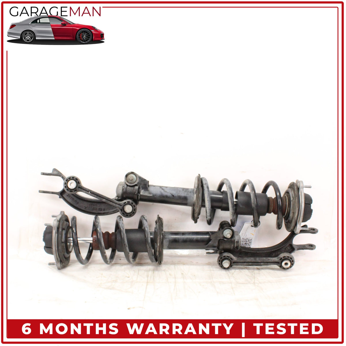 2012-2018 Audi A6 Front Left and Right Shock Strut Absorber Set 4G0413031Q OEM