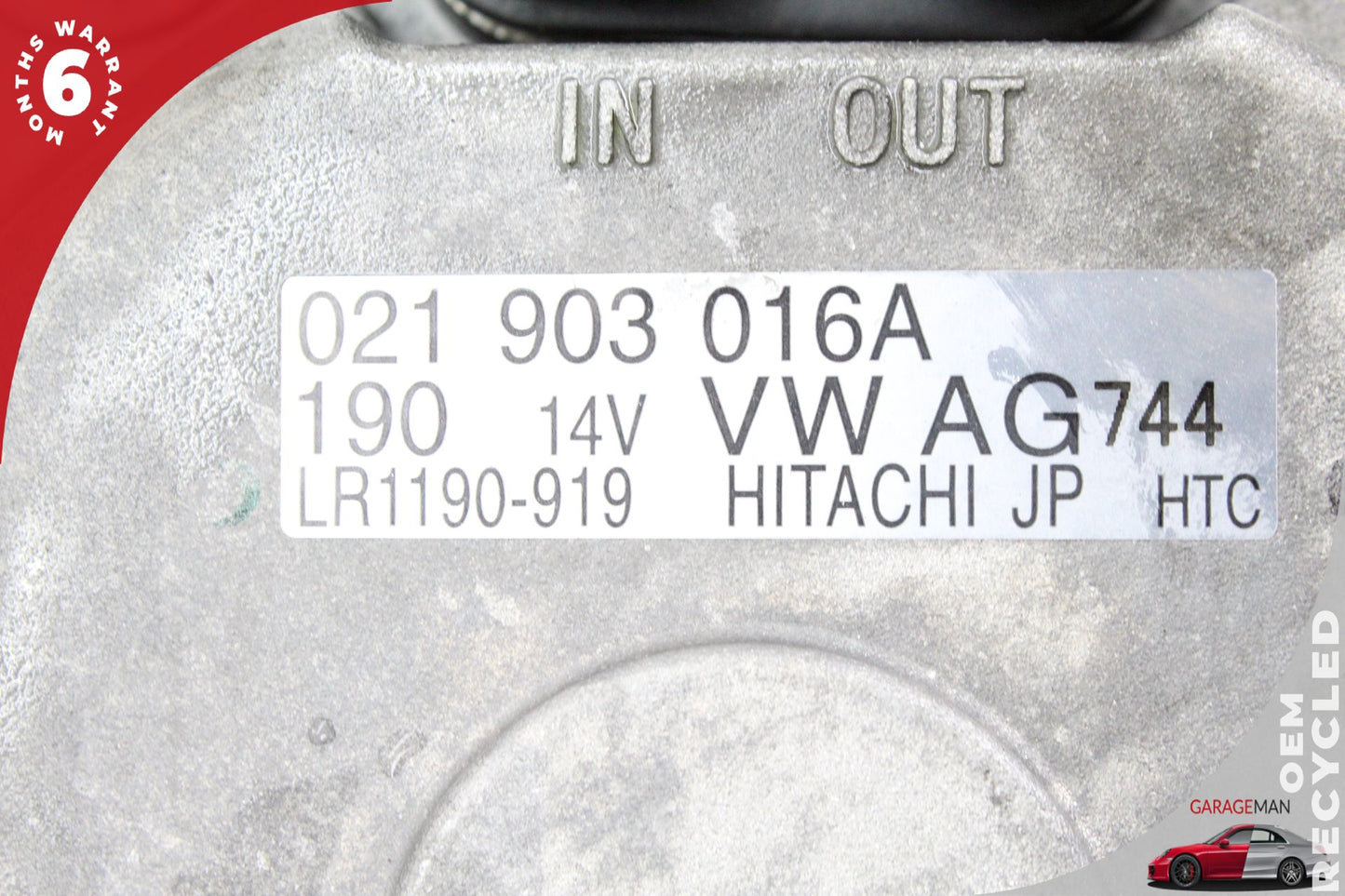2007-2010 Audi Q7 Porsche Cayenne 957 Engine Generator Alternator 021903016A OEM