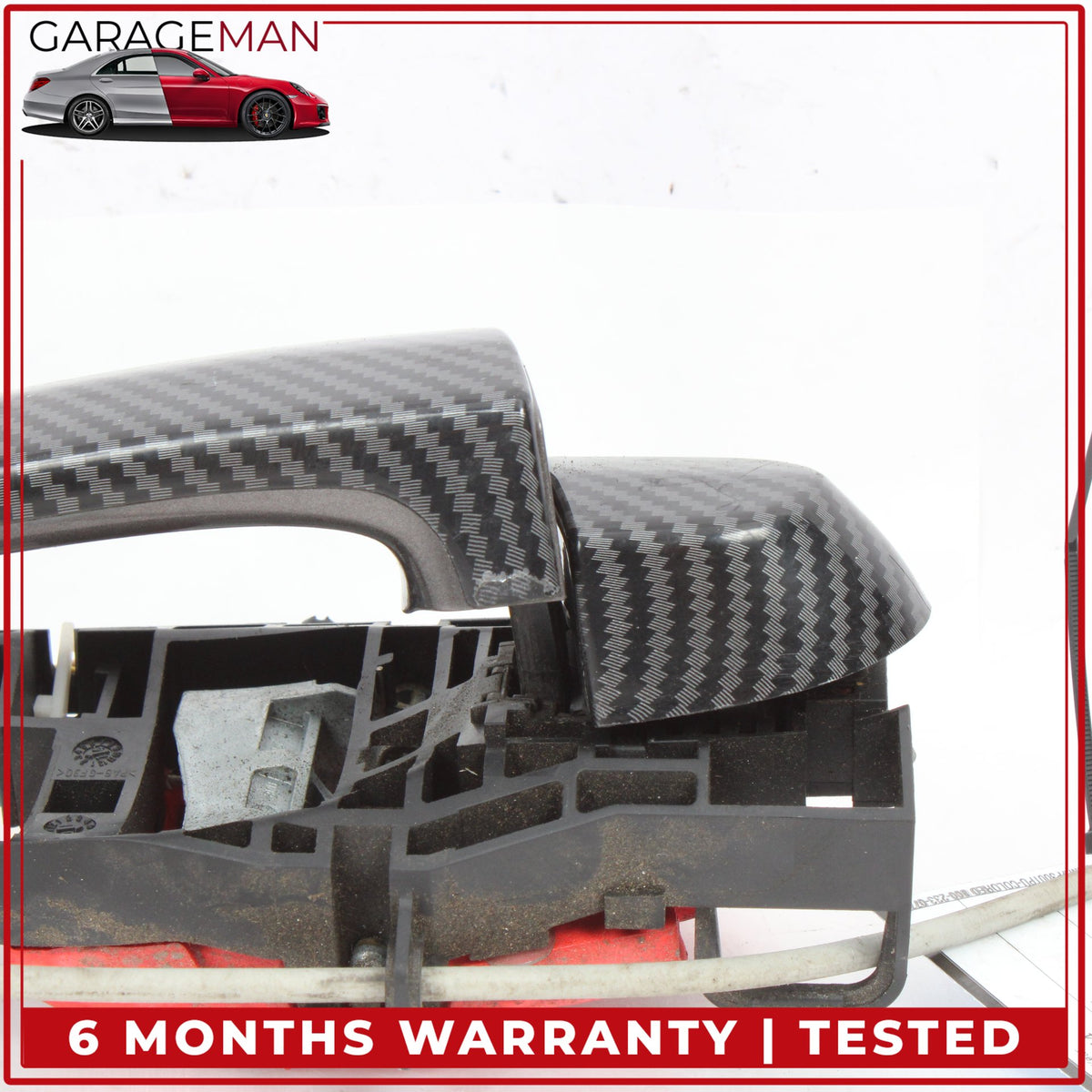 2012-2018 BMW 328i F30 Front Right Exterior Door Handle Carbon Fiber 7321640 OEM