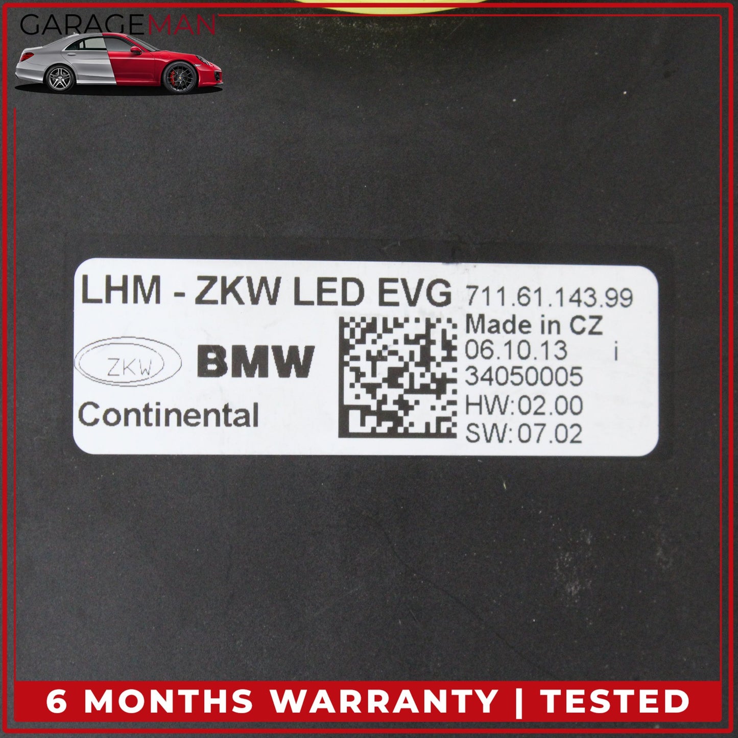 2012-2015 BMW 650i 640i M6 Adaptive LED Head Light Lamp Module 7307528 OEM