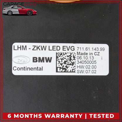 2012-2015 BMW 650i 640i M6 Adaptive LED Head Light Lamp Module 7307528 OEM