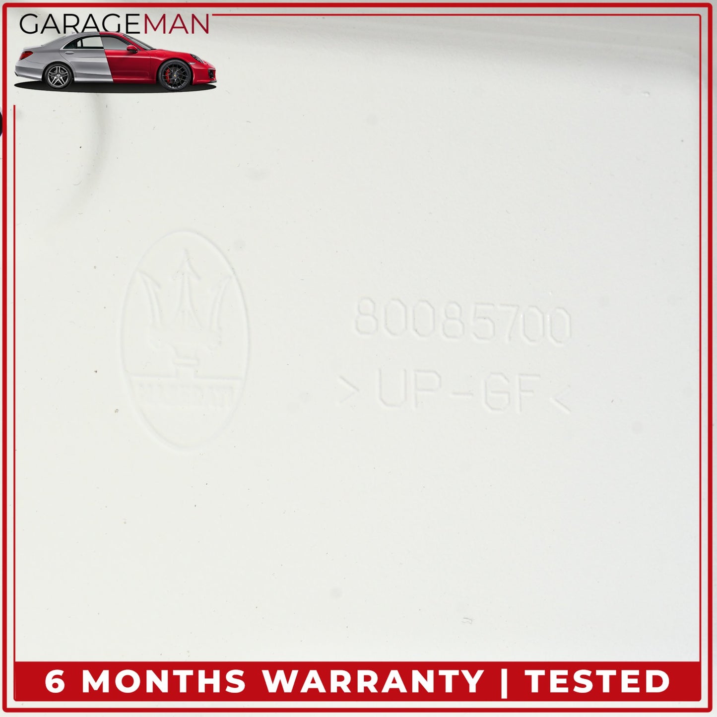2008-2019 Maserati GranTurismo Coupe Trunk Lid Panel Assembly White 80085700 OEM