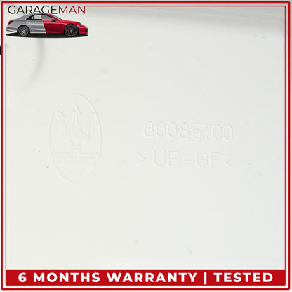 2008-2019 Maserati GranTurismo Coupe Trunk Lid Panel Assembly White 80085700 OEM