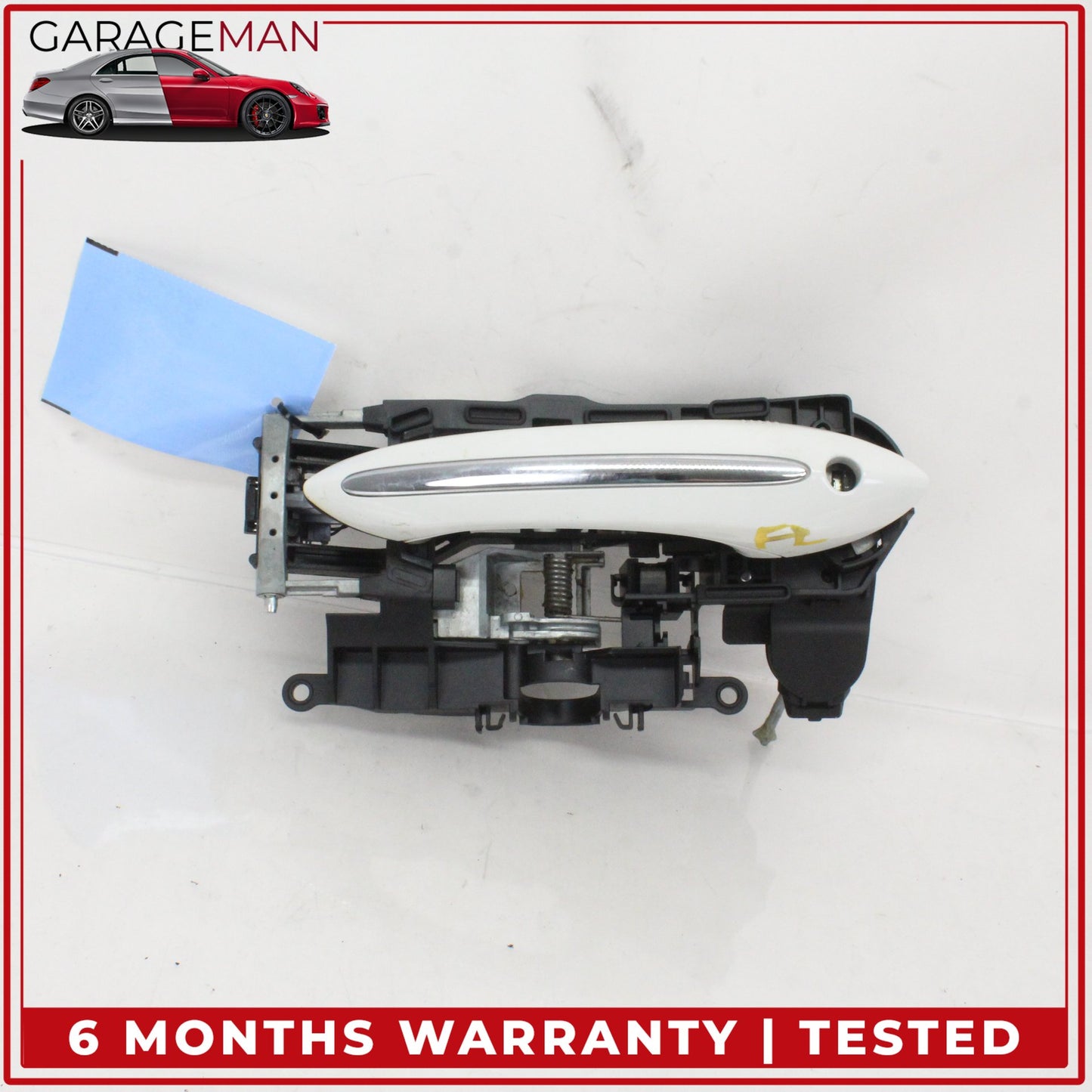 2011-2016 BMW 550i 535i Front Left Driver Side Exterior Door Handle White OEM