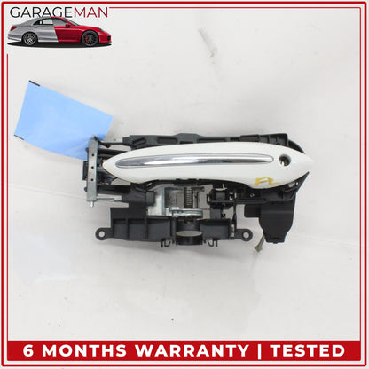 2011-2016 BMW 550i 535i Front Left Driver Side Exterior Door Handle White OEM