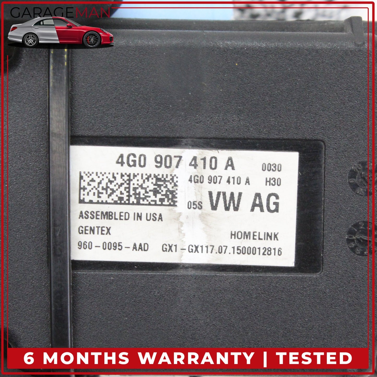 2011-2018 Audi A4 A8 HomeLink Garage Door Opener Control Module 4G0907410A OEM