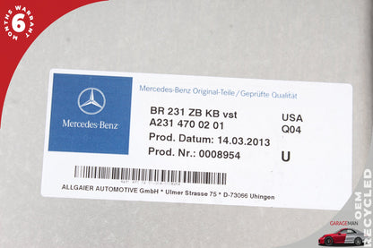 2013 Mercedes-Benz SL500 R231 Convertible Fuel Tank 2314700201