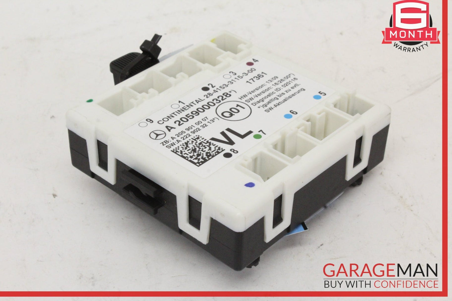 2015-2019 Mercedes-Benz C300 W205 Left Front Door Control Module 2059000328