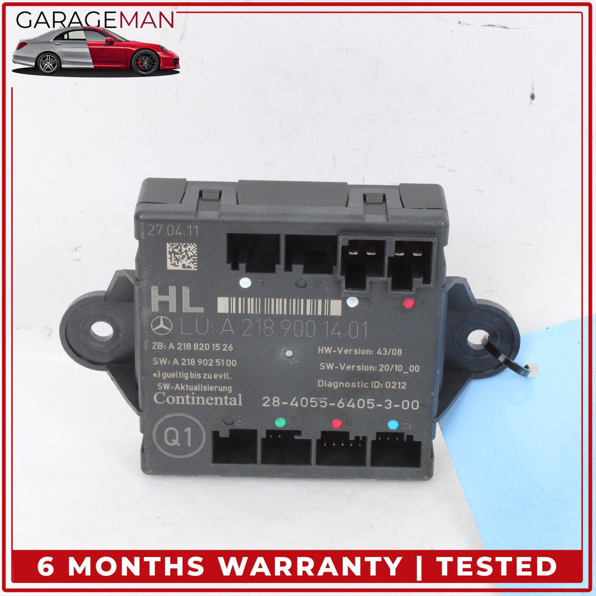 2008-2018 Mercedes W218 CLS63 AMG Rear Left Door Control Module 2189001401 OEM