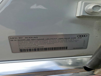 Parting Out- 2015 Audi A8 D4- 244
