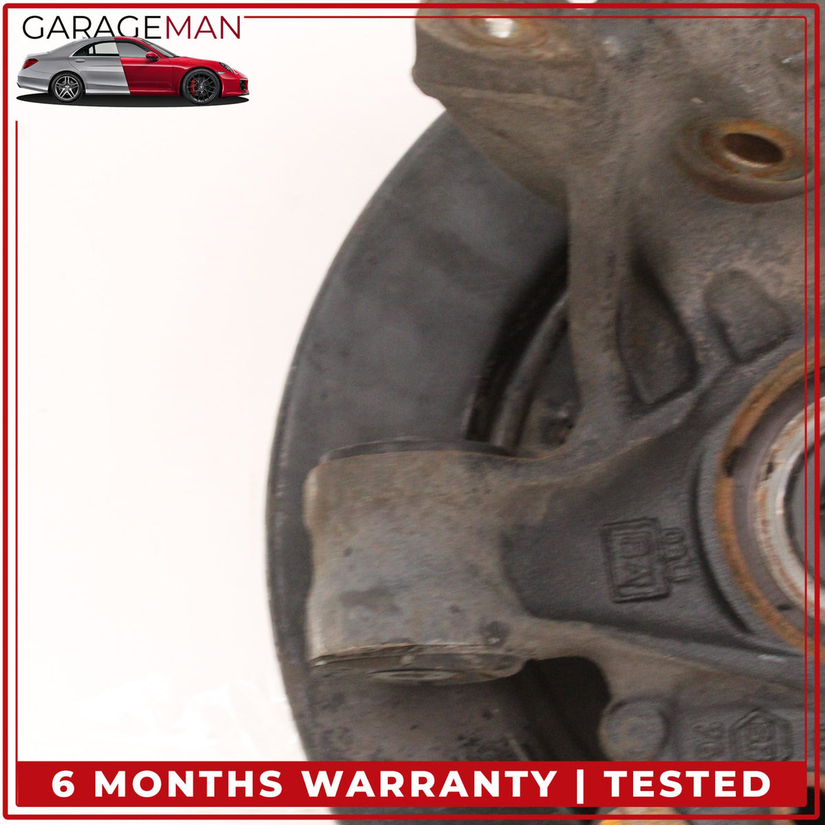 2003-2010 Porsche Cayenne 955 957 Rear Left Side Spindle Knuckle Wheel Hub OEM