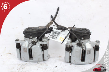 2015-2018 Porsche Macan 95B Rear Left and Right Side Brake Caliper Set TRW OEM