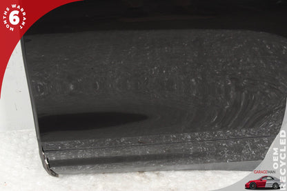2011-2018 Porsche Cayenne 958 Rear Left Driver Side Door Shell Black OEM