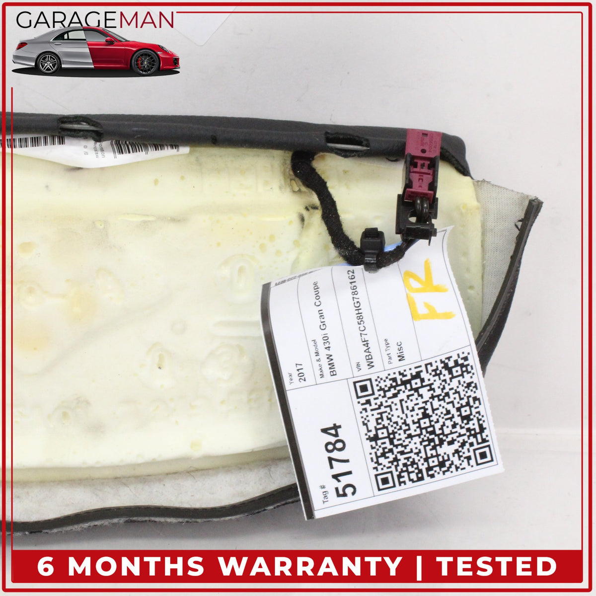 2012-2021 BMW 430i Gran Coupe Front Left or Right Lower Thigh Support Cover OEM