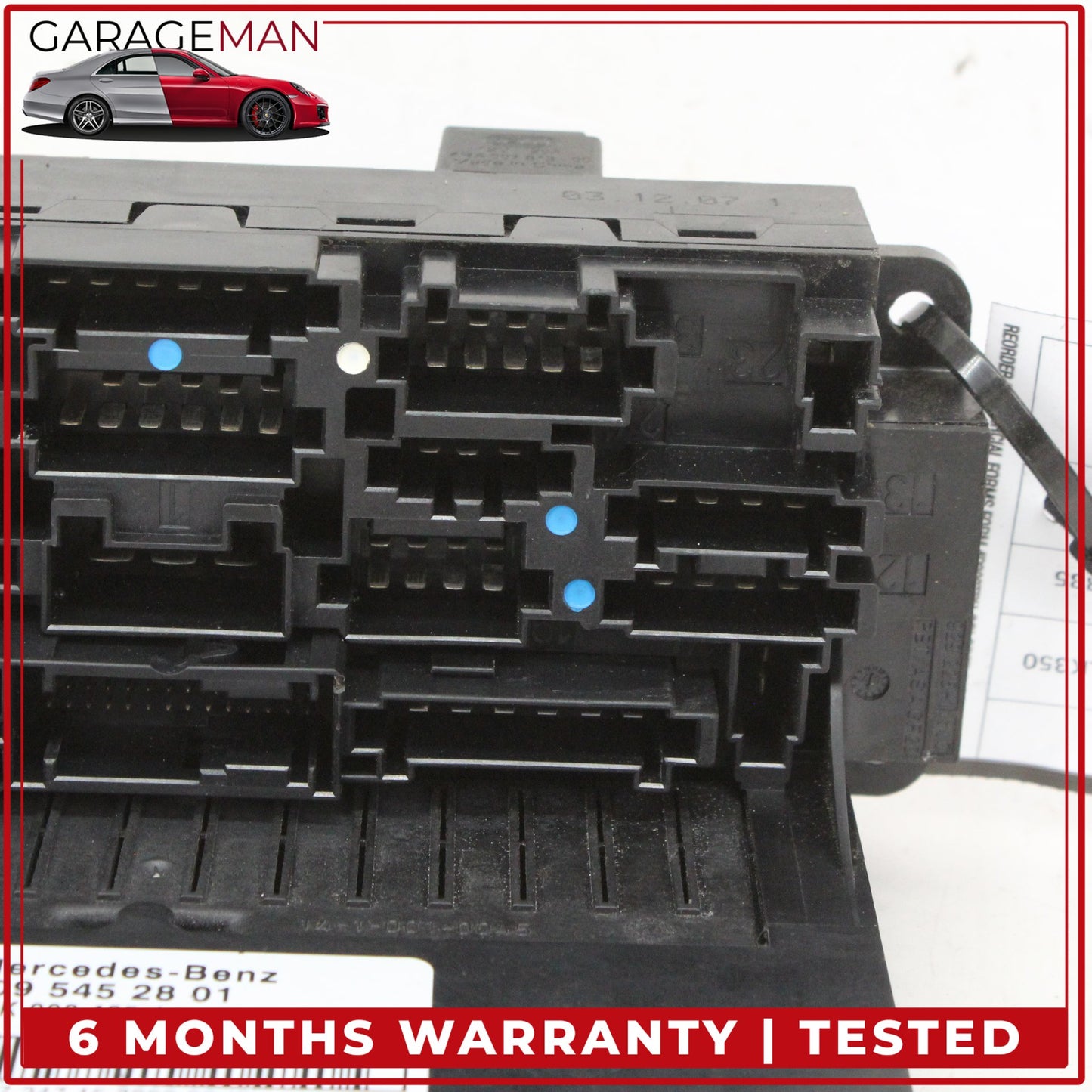 2003-2009 Mercedes-Benz CLK350 W209 Coupe Front SAM Module Relay Fuse Box 2095452801 OEM