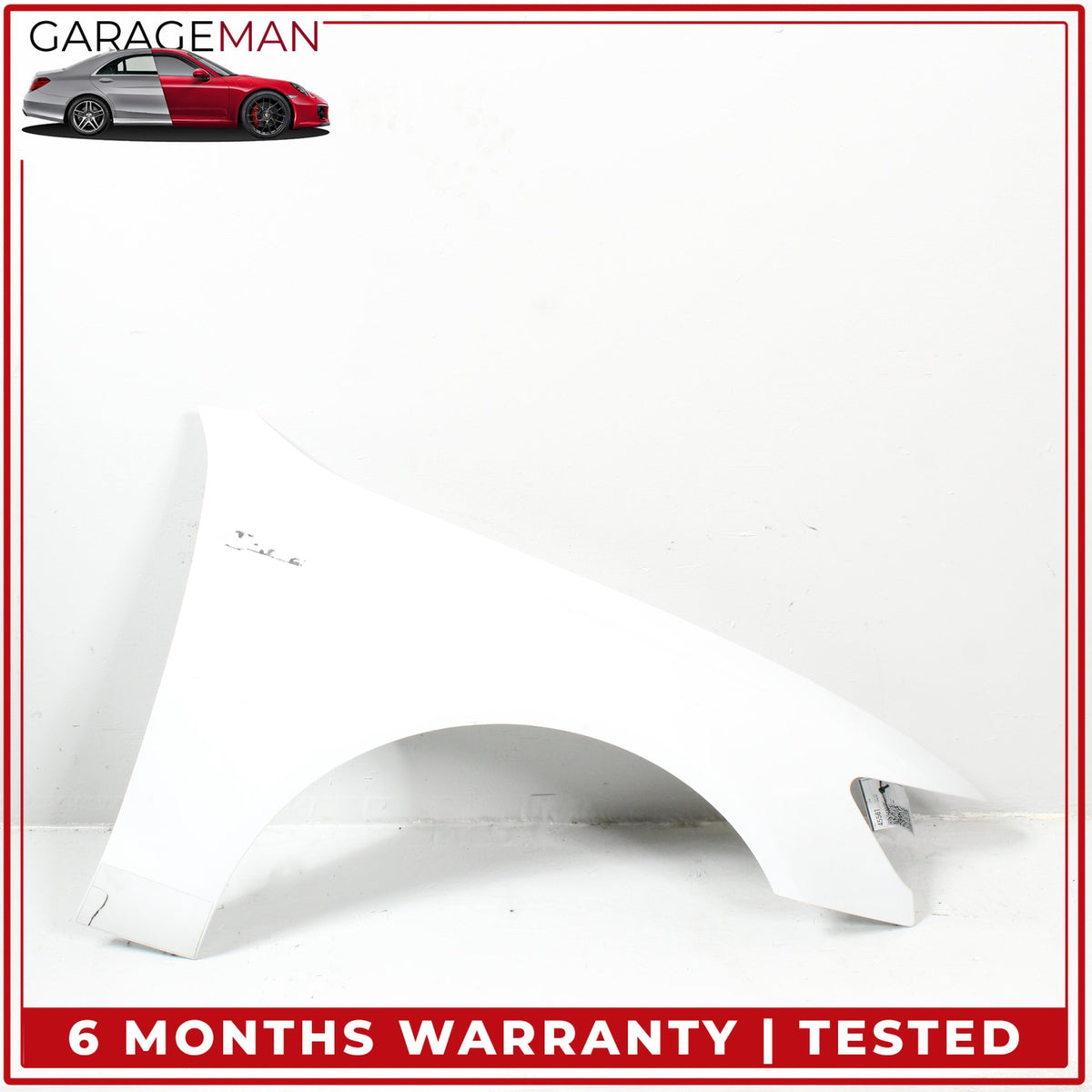 2012-2018 Audi A6 S6 Front Right Passenger Side Fender Wing Panel White OEM