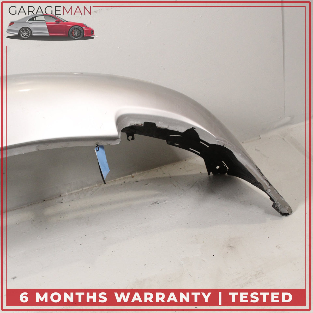 1999-2001 Porsche 911 Carrera 996 Front Bumper Cover Arctic Silver Metallic OEM