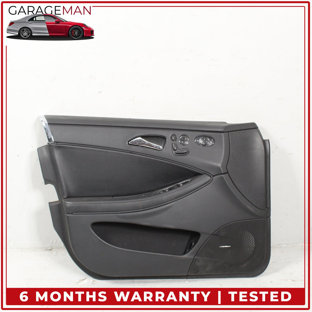 2006-2011 Mercedes W219 CLS550 Front Left Side Door Trim Panel w/ Switches OEM