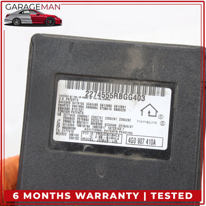 2011-2018 Audi A8 A6 A7 Q5 SQ5 Homelink Garage Door Opener Module 4G0907410A OEM