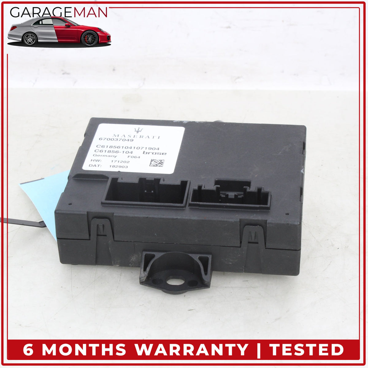 2014-2024 Maserati Ghibli M157 Trunk Lid Liftgate Control Module 670037049 OEM