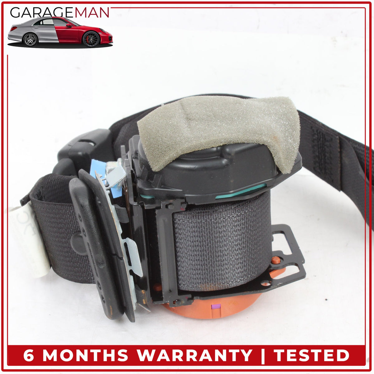 2014-2024 Infiniti Q50 V37 Sedan Rear Centre Middle Seat Belt Seatbelt Black OEM