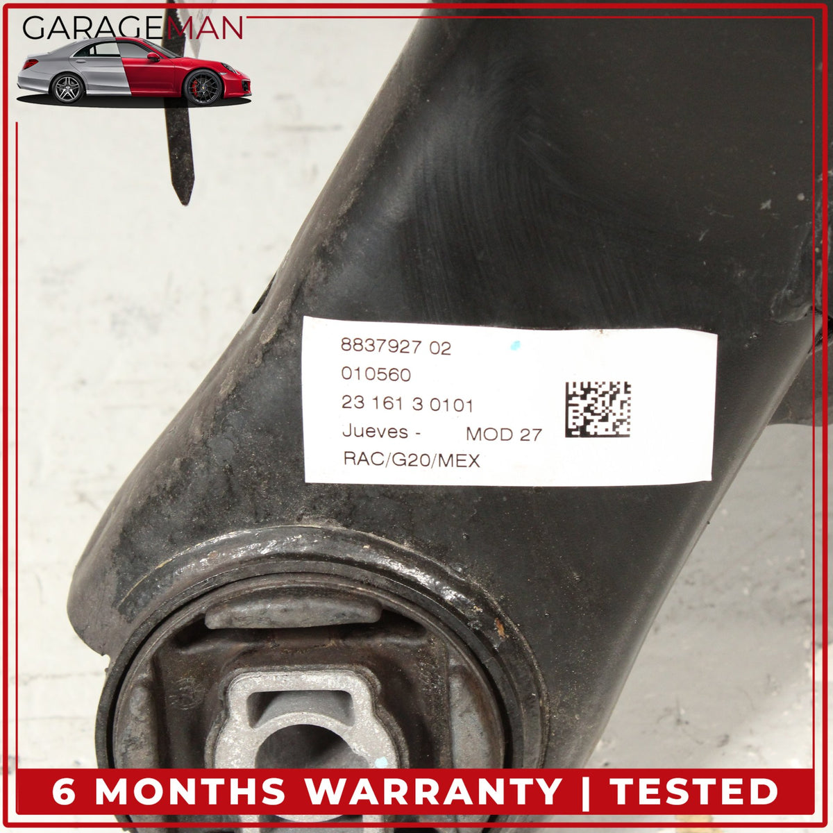 2019-2025 BMW 330i Rear Sub Frame Subframe Crossmember 8837927 OEM
