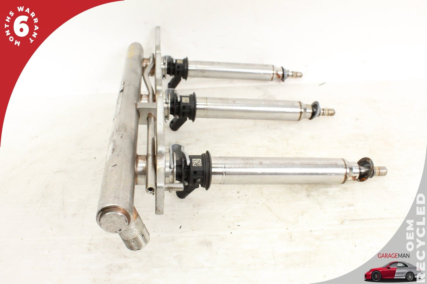 2012-2016 Mercedes W207 E350 Fuel Injection Rail Line w/ Injectors Right Side