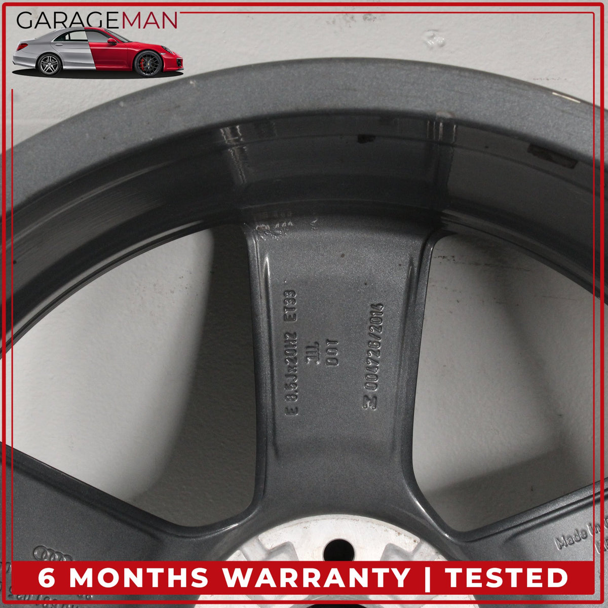 2013-2017 Audi Q5 SQ5 8R Front or Rear Wheel Rim 8.5JX20H2 ET33 8R0601025CJ OEM