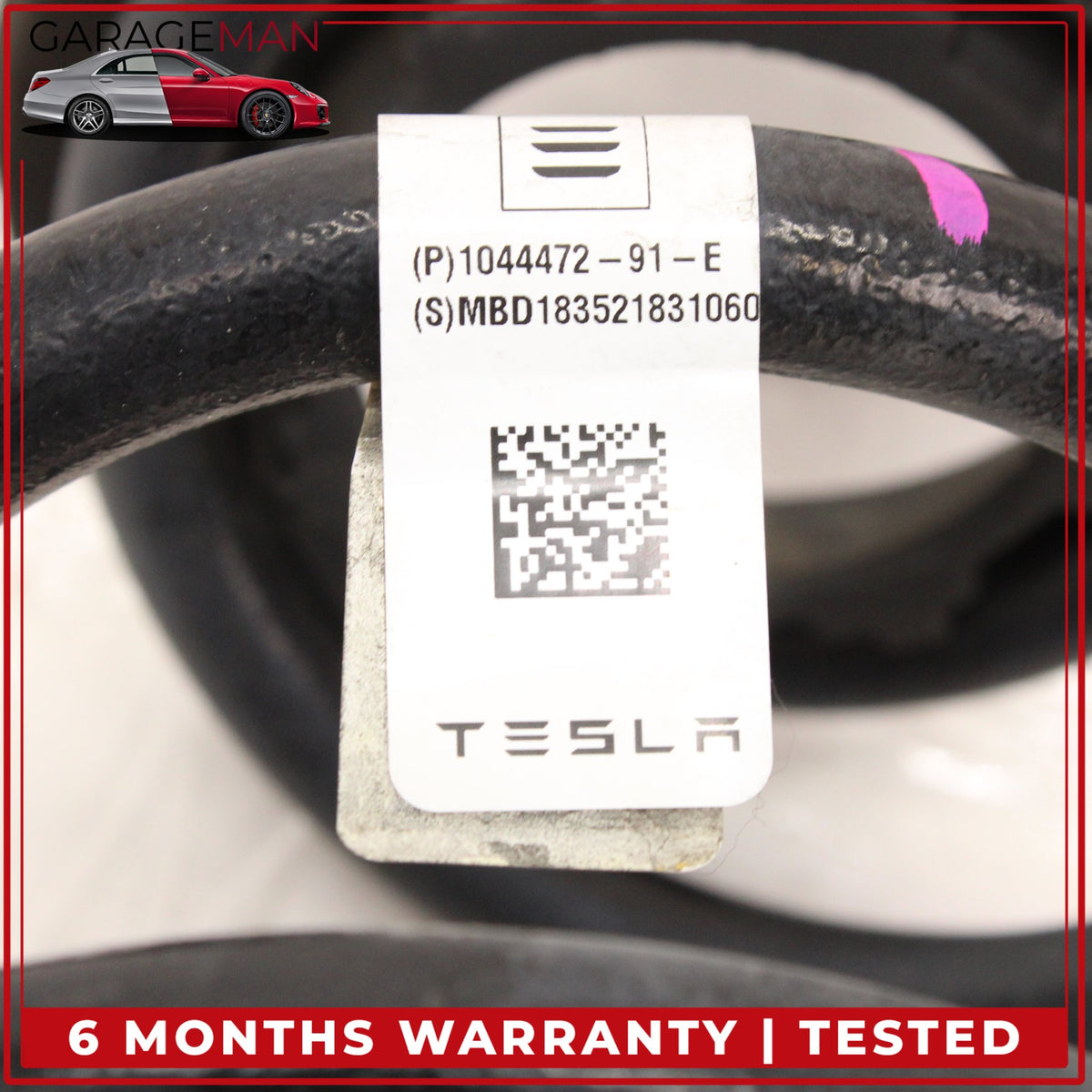 2017-2023 Tesla Model 3 Rear Left and Right Side Coil Spring Set 104447291E OEM