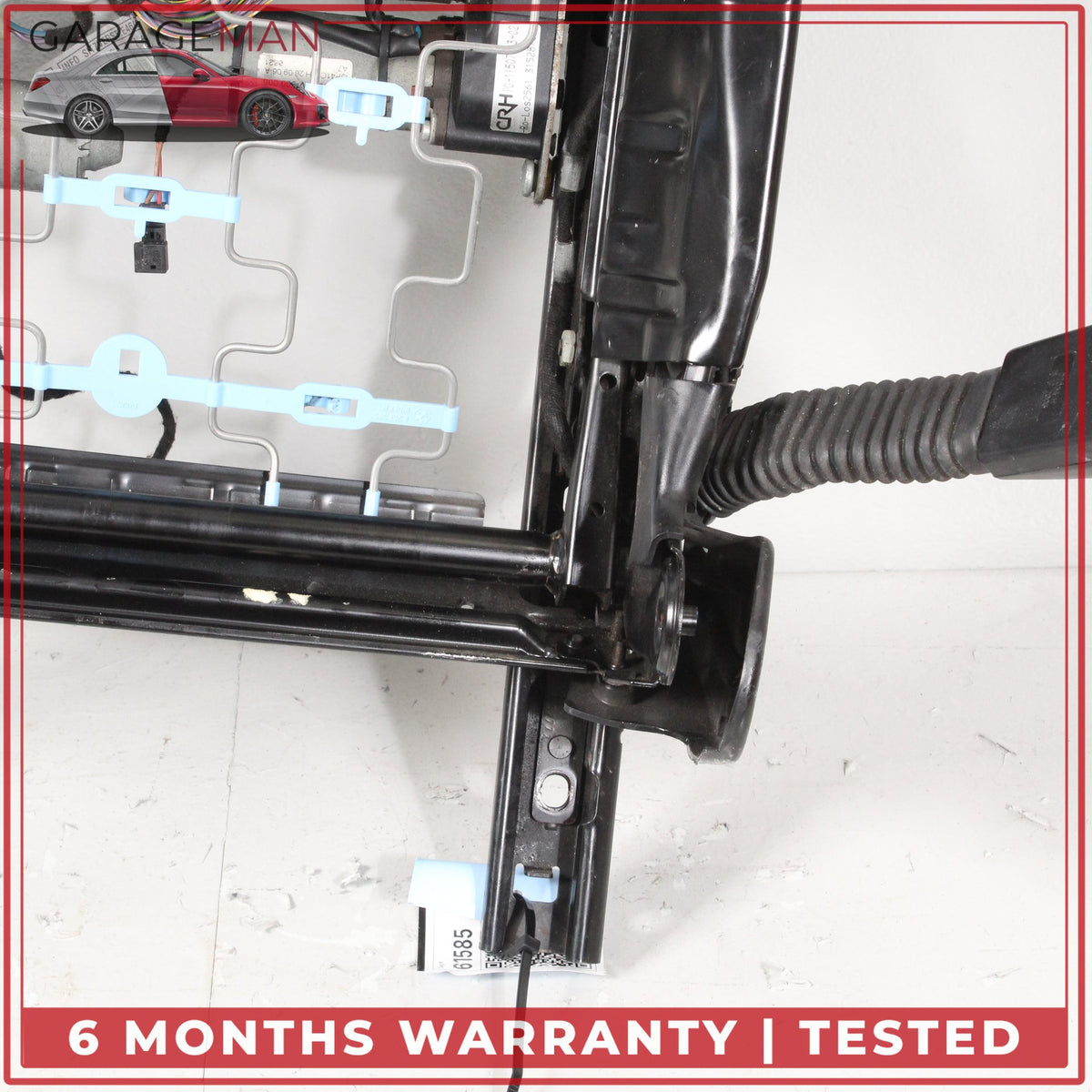 2004-2010 BMW 650i E64 Front Left Sport Seat Track Rail Frame 7112671 OEM