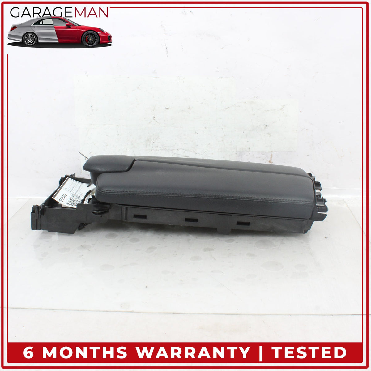 2010-2016 Mercedes W212 E400 Front Center Console Armrest Arm Rest Black OEM