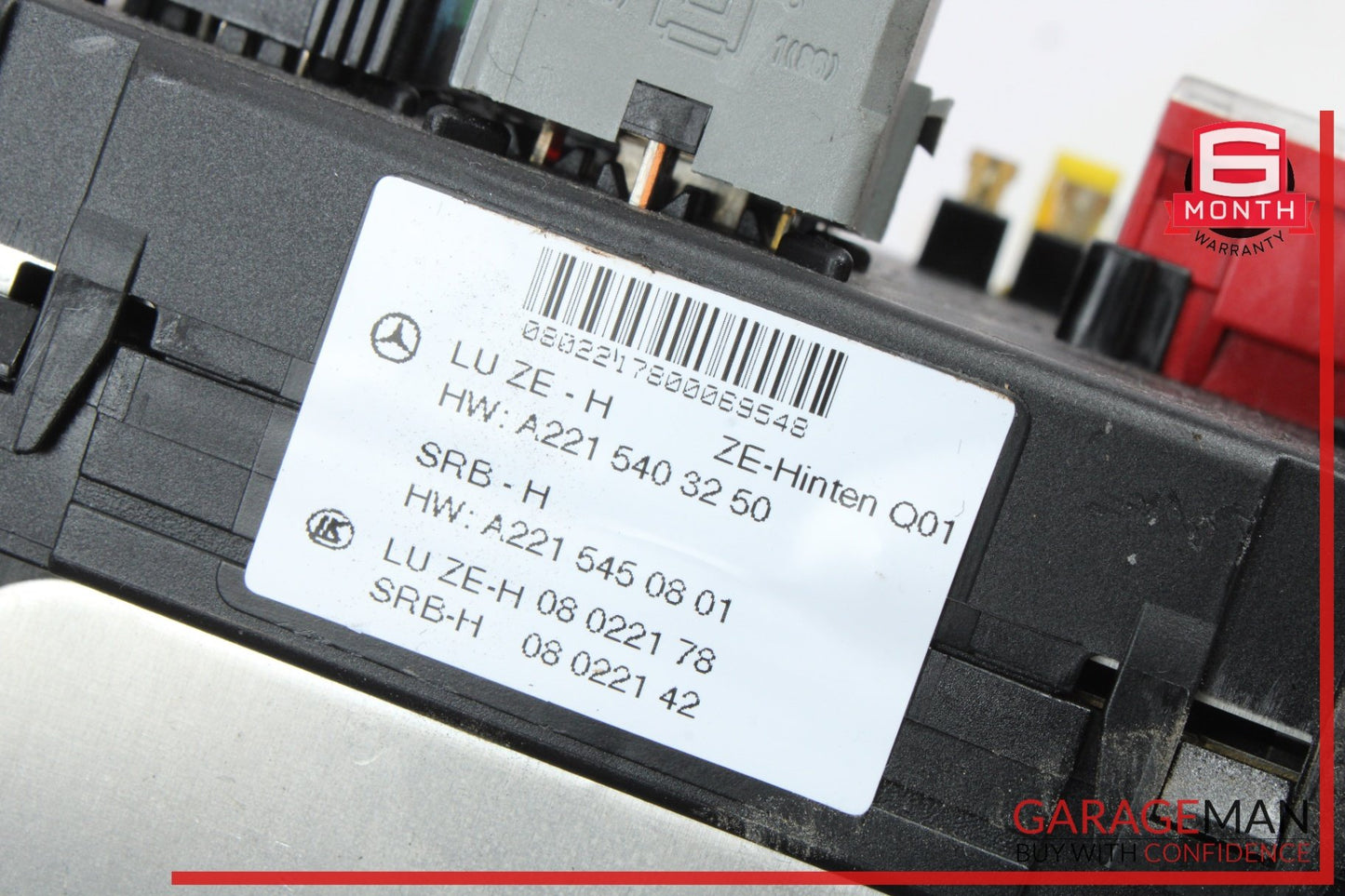 2007-2009 Mercedes-Benz S550 W221 Sedan Rear Trunk Fuse Box Module 2215403250