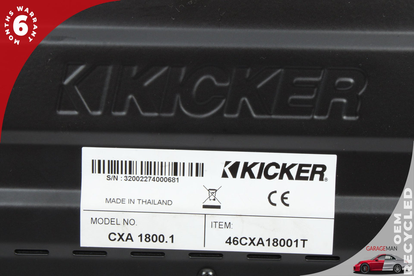 2007-2013 Mercedes-Benz S550 W221 KICKER Audio Amplifier Amp 46CXA18001T
