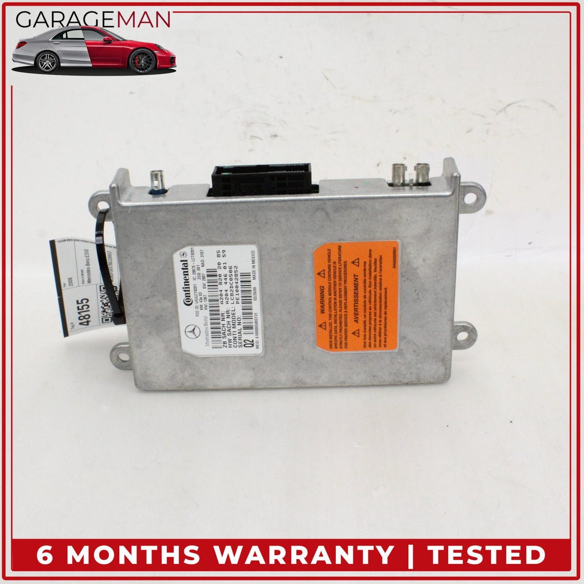 2007-2014 Mercedes W211 E350 Voice Communication Control Module 2048202085 OEM