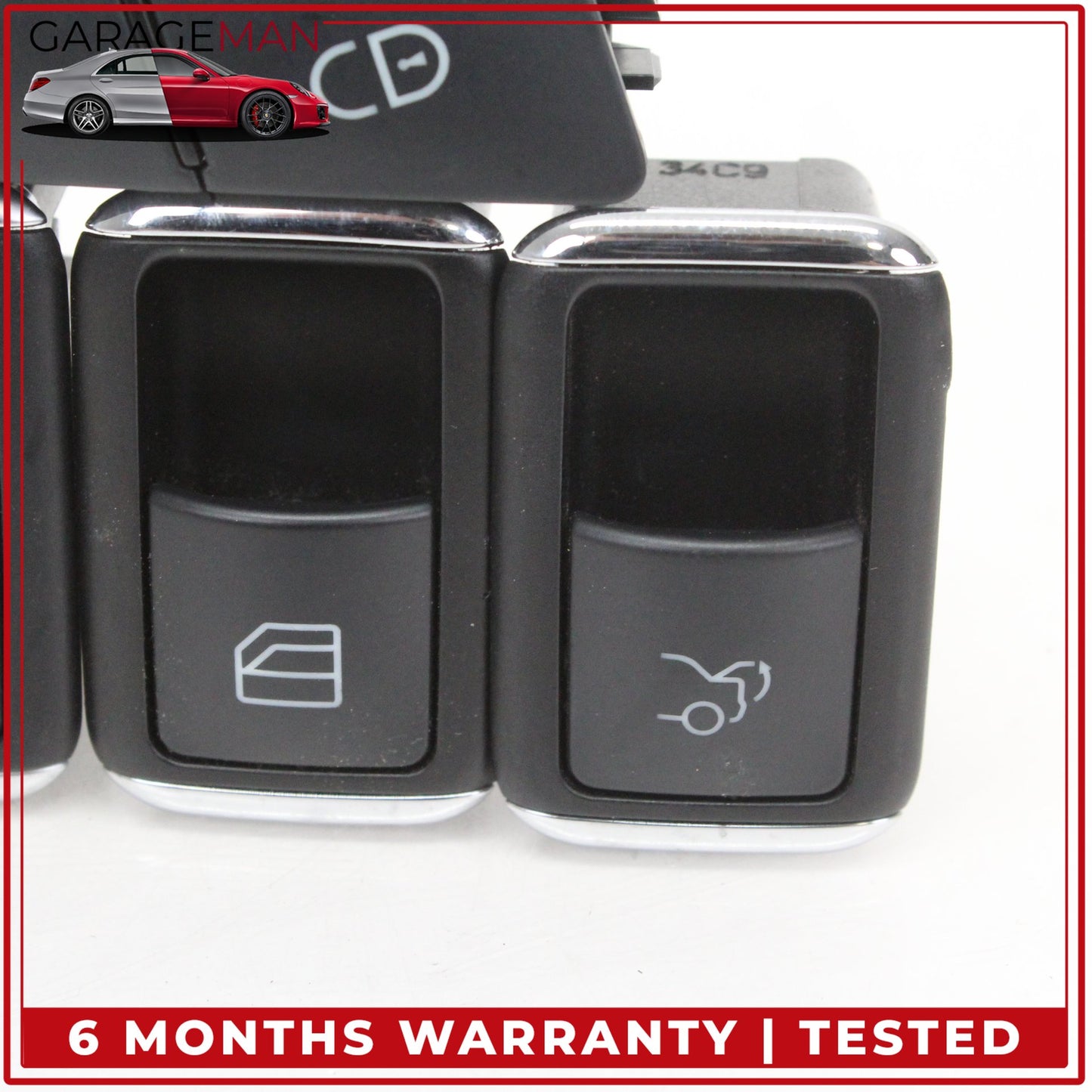 2008-2014 Mercedes W204 C300 Door Trunk Open Close Window Control Switch Set OEM