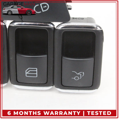 2008-2014 Mercedes W204 C300 Door Trunk Open Close Window Control Switch Set OEM