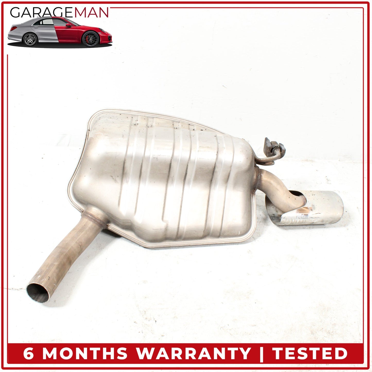 2006-2009 Mercedes W211 E350 Exhaust Muffler Mufflers Tips Assembly Set of 2 OEM