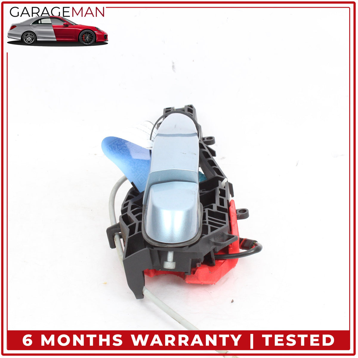 2012-2018 BMW 320i Front Right Exterior Door Handle Liquid Blue Metallic OEM