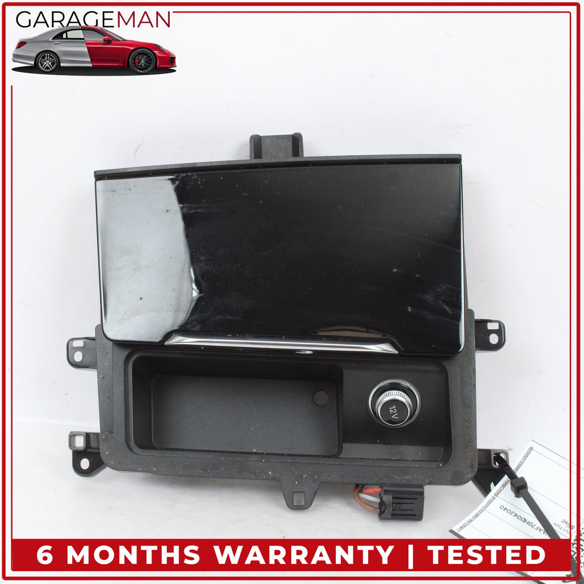 2017-2019 Audi Q7 SUV Front Center Console Storage Tray Box 4M1863273 OEM