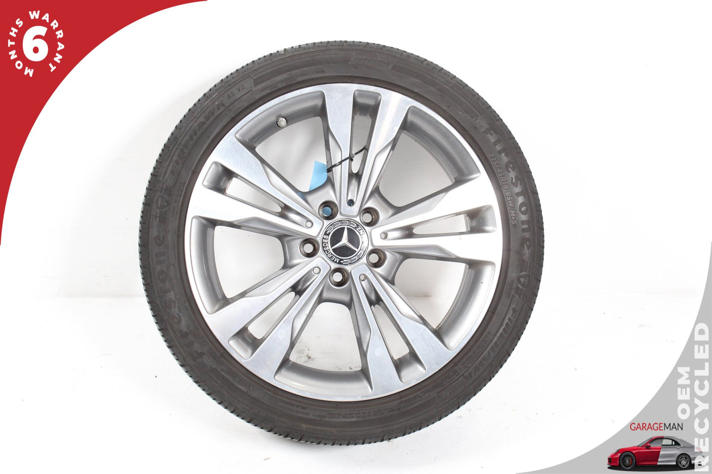2015-2023 Mercedes-Benz C300 W205 Front Side Wheel Tire Rim 7.5Jx18H2 ET44 OEM