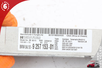 2011-2016 BMW F10 550i 640i Telematic Communication Control Module 925715301 OEM