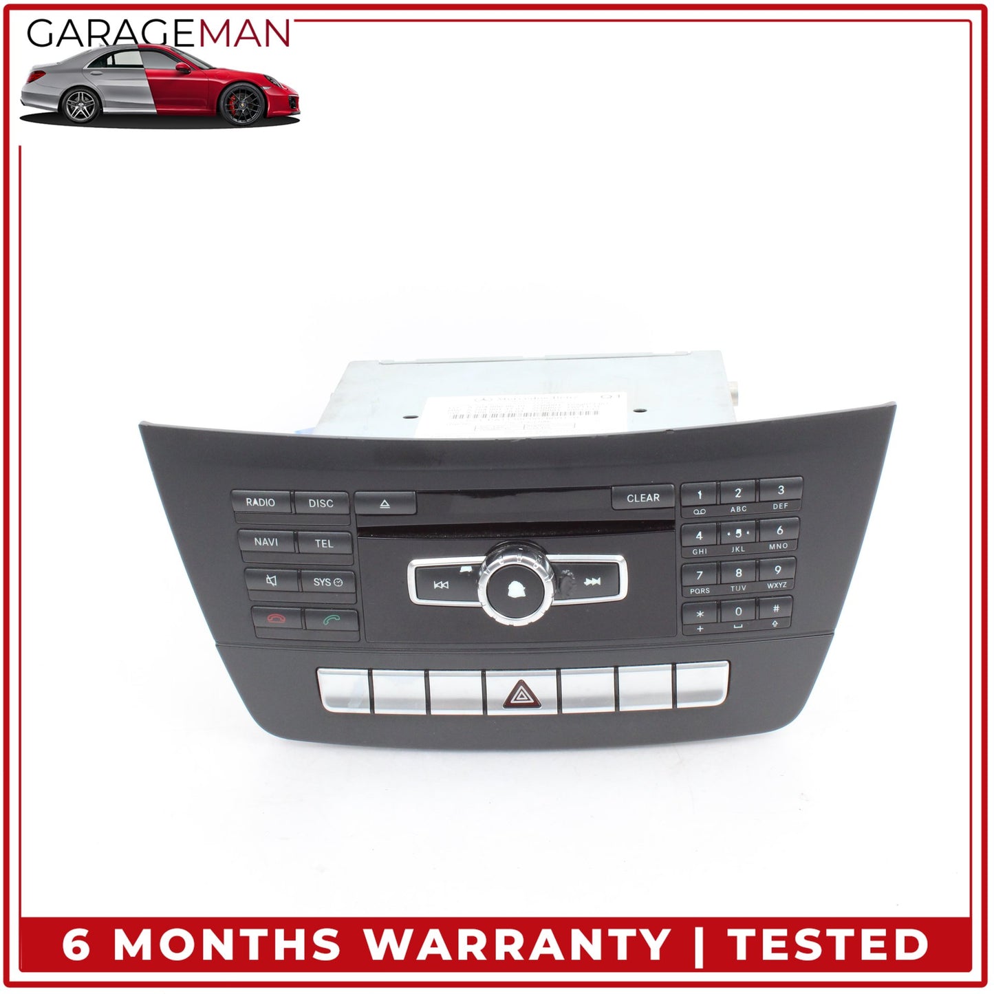 2012-2015 Mercedes W204 C250 Head Unit Navigation Command Comand CD Audio OEM