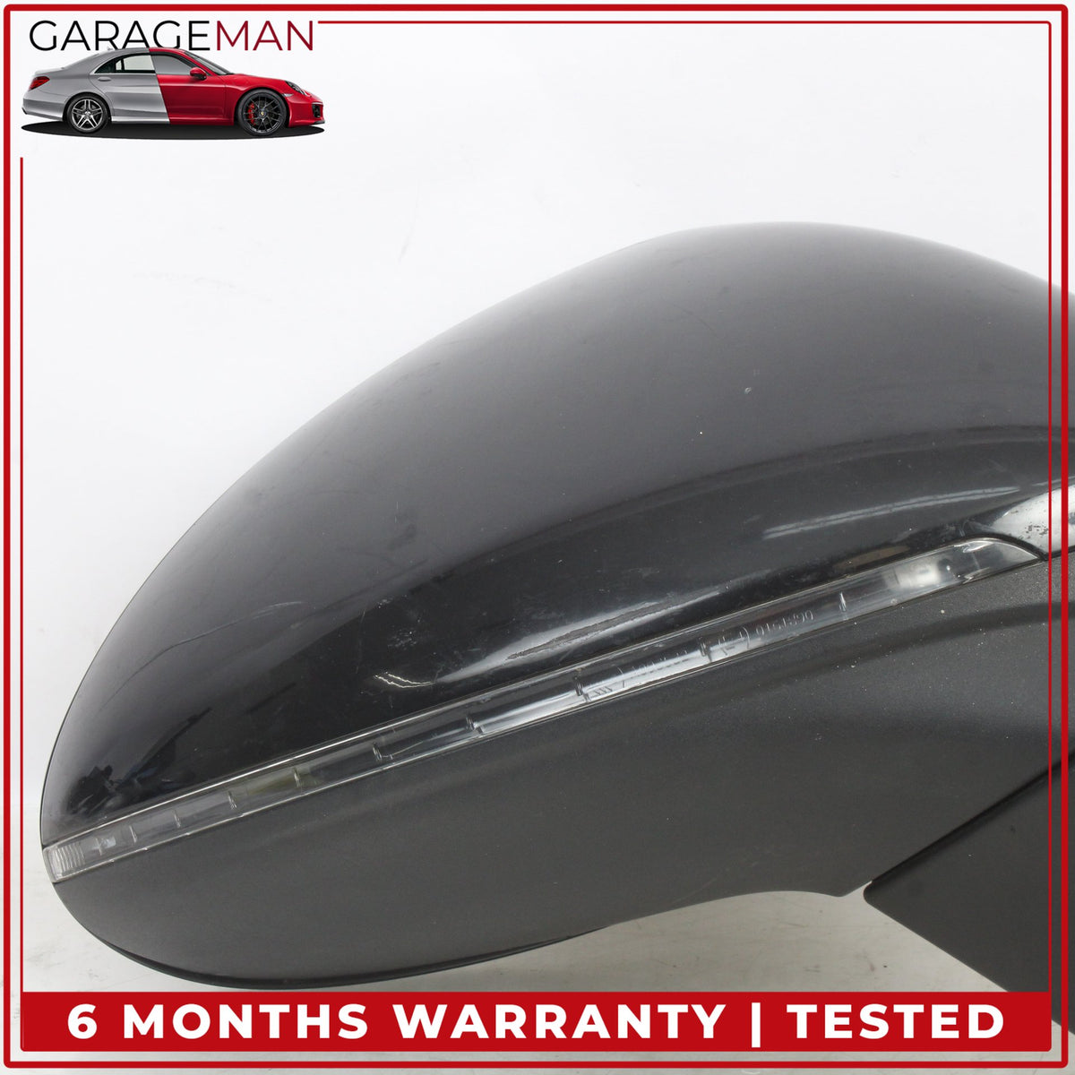 2015-2018 Porsche Cayenne 958 Right Door Rear View Mirror w/ Blind Spot OEM